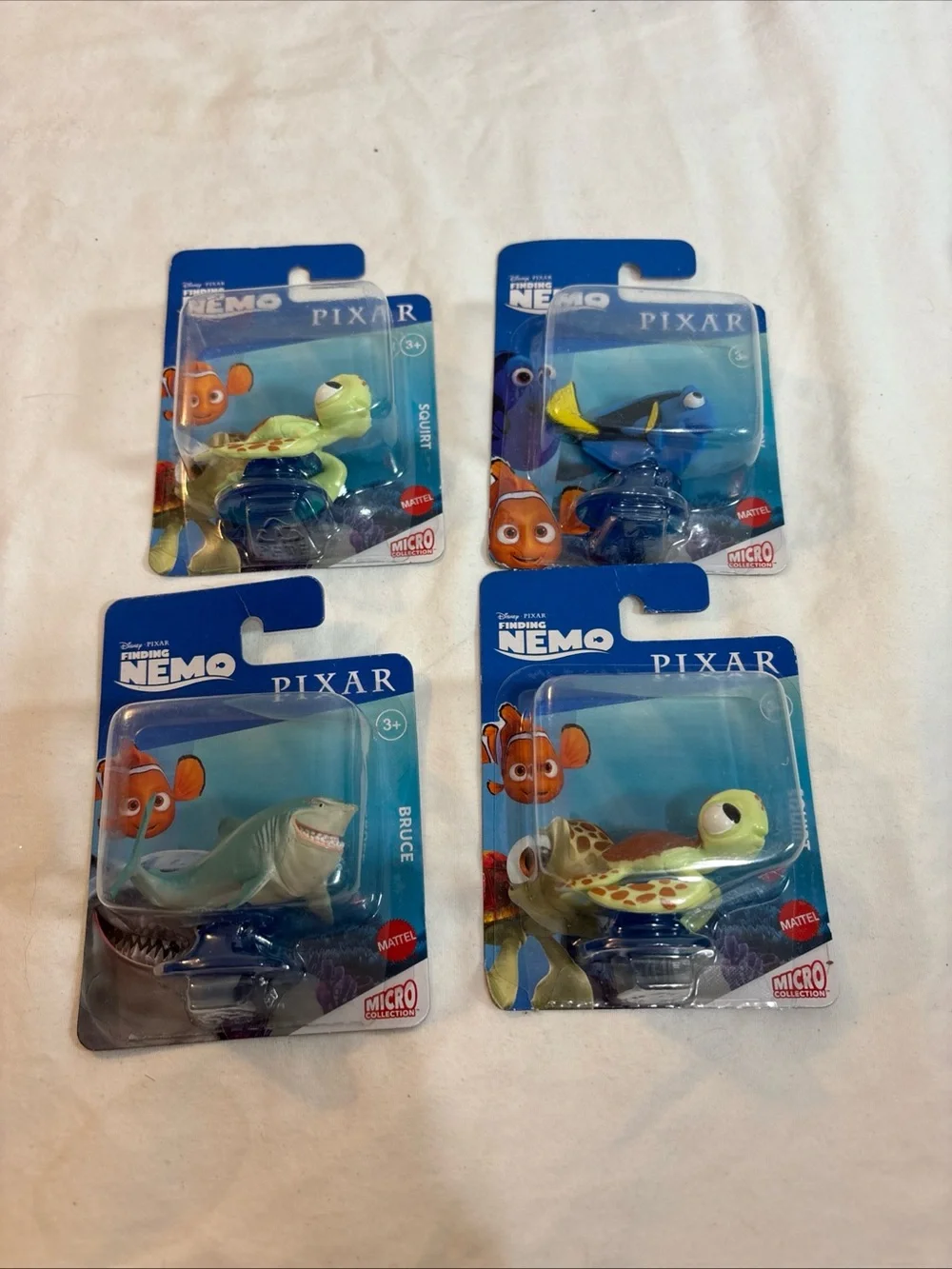 Finding Nemo Pixar Micro Figures - Blue & Green Sea Characters by Mattel